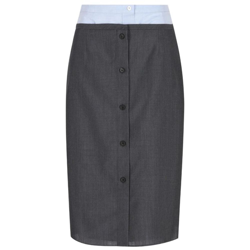 Prada Women Gonna Midi Con Bottoni